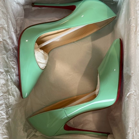 Never Used- Christian Louboutin So Kate Mint 120mm - Picture 6 of 15